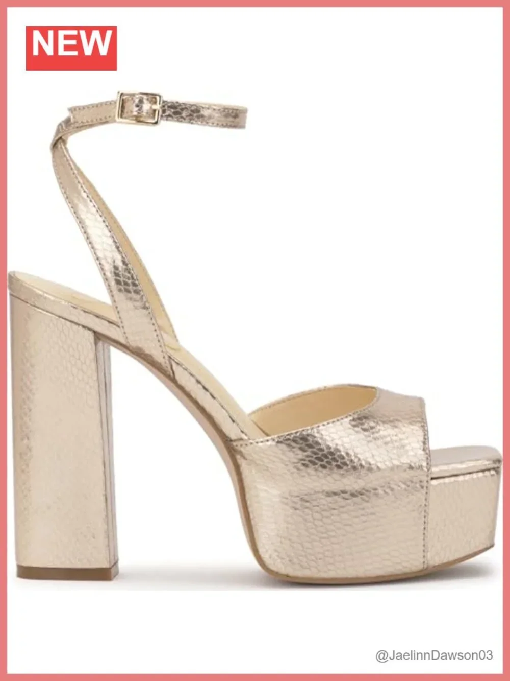 Faux Leather Platform Block Heel Sandals Peep Toe Ankle Strap Wedge